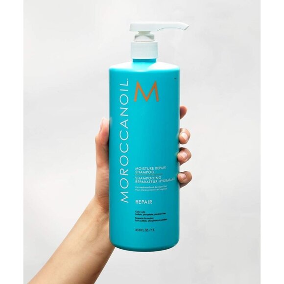 New: Moroccanoil Moisture Repair Shampoo (33.8 Fl. Oz.) - Picture 4 of 8